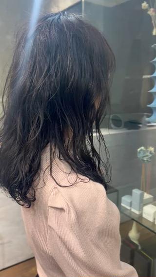 ミディアム パーマ 松井美樹/似合わせ ガーリー・韓国のヘアスタイル