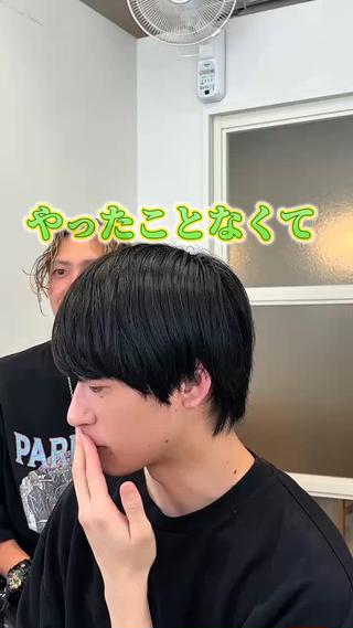 ショート カラー パーマ メンズ クセを最大限に活かす メンズ特化|奈良大祐のヘアスタイル