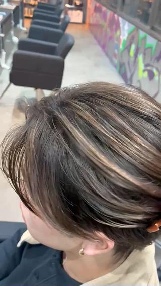メンズ メンズバレイヤージュ 🔥千咲斗のヘアスタイル