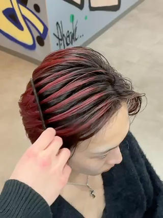 メンズ メンズバレイヤージュ 🔥千咲斗のヘアスタイル