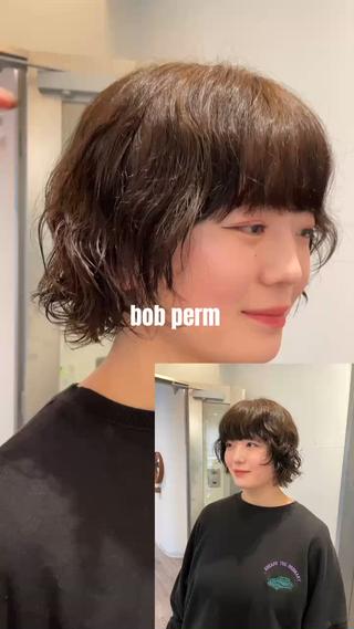 nuance bob perm𓂃𓈒