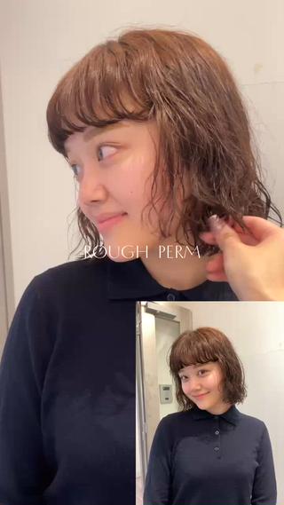 rough perm 𓂃𓈒
ボブとパーマ得意です