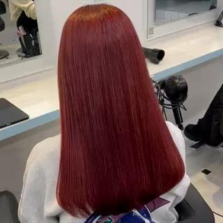 カラー 🇰🇷韓流暖色ヘア 🍒saaya🍒のヘアスタイル