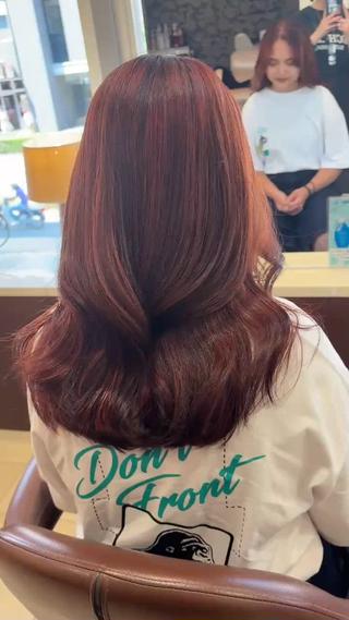 ロング カラー 鳥ちゃん🐥/カラー /西中島/新大阪のヘアスタイル