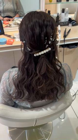 ロング ヘアアレンジ 宮永 璃沙のヘアスタイル