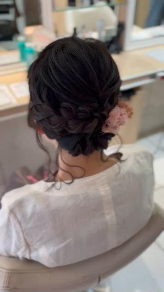 ミディアム 宮永 璃沙のヘアスタイル