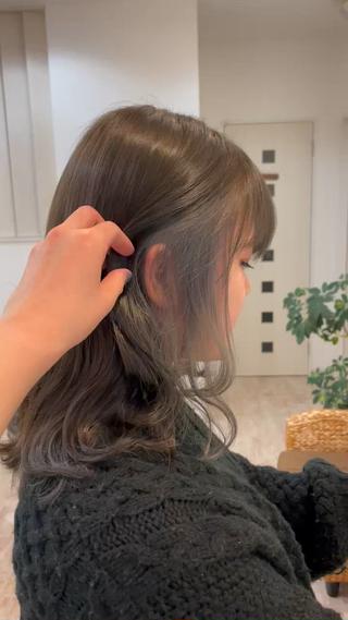 カラー ボブ/艶髪 soleilrukaのヘアスタイル