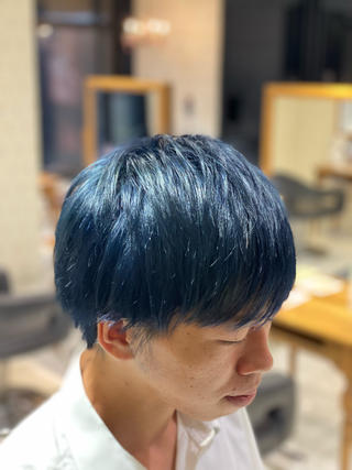 ショート カラー メンズ ✨美髪矯正の専門家✨ 髪質改善 松村のヘアスタイル