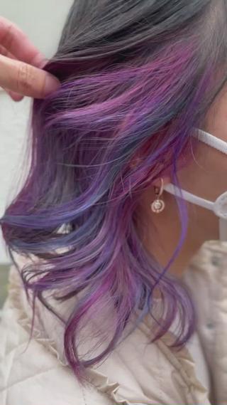 ミディアム カラー 原宿サロン代表 デザインカラー伊藤卓のヘアスタイル