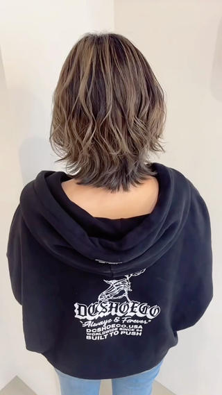 #ウルフレイヤー
#バレイヤージュ
#ルフレカラー