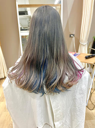 巻いたらとても可愛いインナーカラー!!