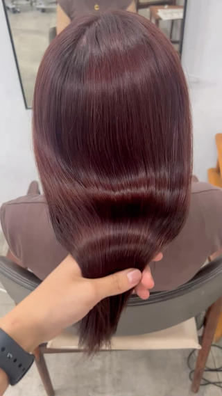ロング カラー ミディアムレイヤー/ 艶カラー🎀　emiのヘアスタイル
