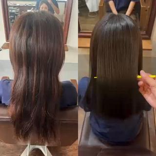 セミロング 成田市縮毛矯正 古屋大揮のヘアスタイル