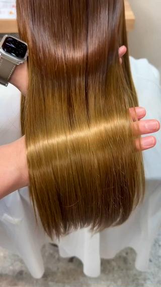 ロング 髪質改善/艶感カラー 田中 陵のヘアスタイル