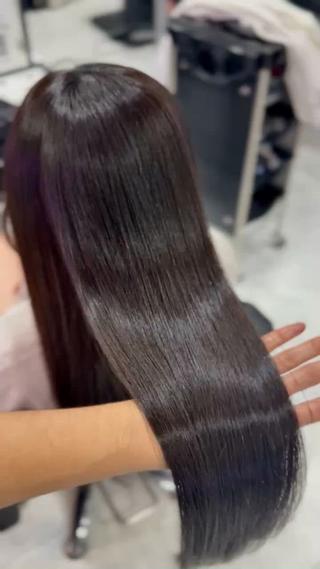 ロング カラー 髪質改善 艶髪矯正 エクステ かいり✂️のヘアスタイル