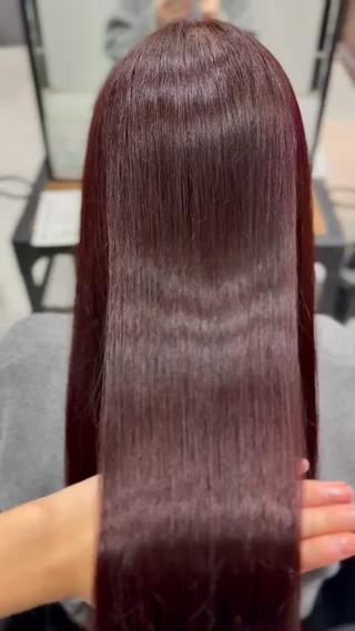 ロング カラー 髪質改善 艶髪矯正 エクステ かいり✂️のヘアスタイル