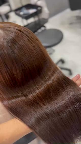 ロング カラー 髪質改善 艶髪矯正 エクステ かいり✂️のヘアスタイル