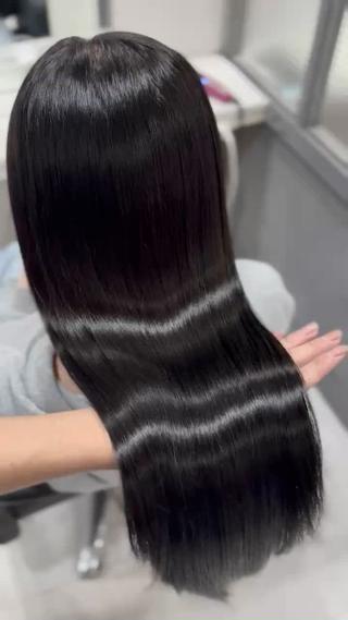 ロング カラー 髪質改善 艶髪矯正 エクステ かいり✂️のヘアスタイル