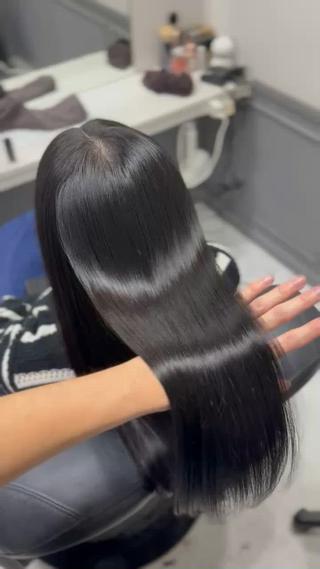 ロング カラー 髪質改善 艶髪矯正 エクステ かいり✂️のヘアスタイル