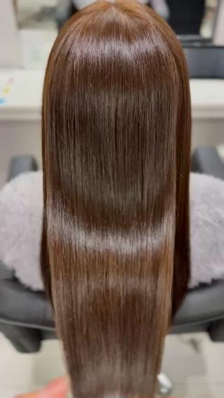 ロング カラー 髪質改善 艶髪矯正 エクステ かいり✂️のヘアスタイル