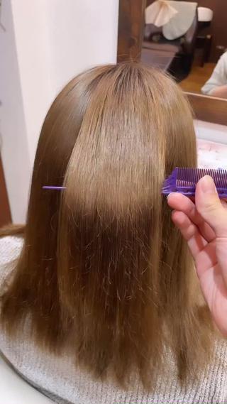 《髪質改善トリートメント》
・
・
・
乾燥の季節トリートメント増えてます
ブリーチ毛もアイロン無しで艶髪に