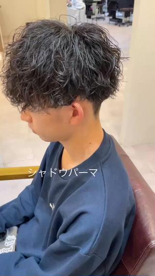ミディアム マツモト カケルのヘアスタイル