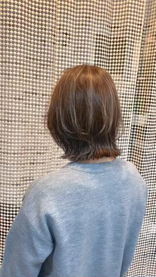 ミディアム rinrin 天文館のヘアスタイル