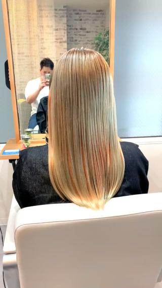セミロング rinrin 天文館のヘアスタイル