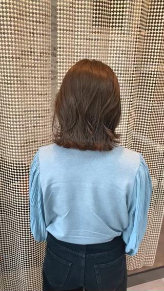 ミディアム rinrin 天文館のヘアスタイル
