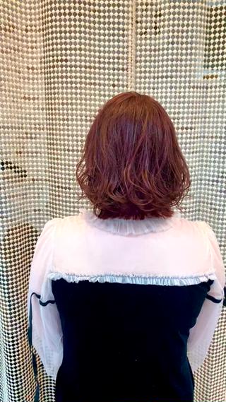 ミディアム rinrin 天文館のヘアスタイル