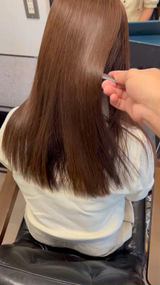 ロング 井尻 將太のヘアスタイル