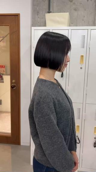 ショート ボブ×縮毛矯正 ryotaのヘアスタイル