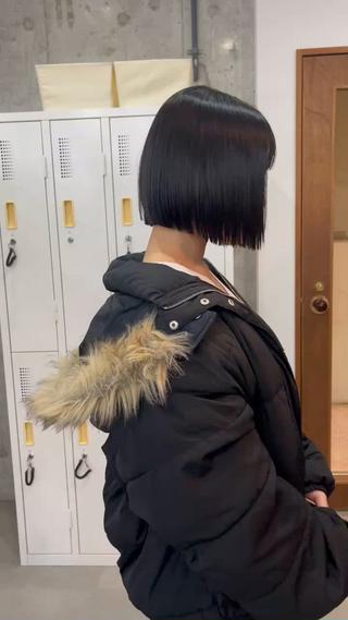 ショート ボブ×縮毛矯正 ryotaのヘアスタイル