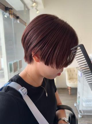 ショート カラー 🌕ボブ/髪質改善 /レイヤー🌕悠人のヘアスタイル