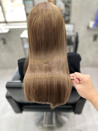 ロング カラー ヘアアレンジ VIM hairおもろまち店のヘアスタイル