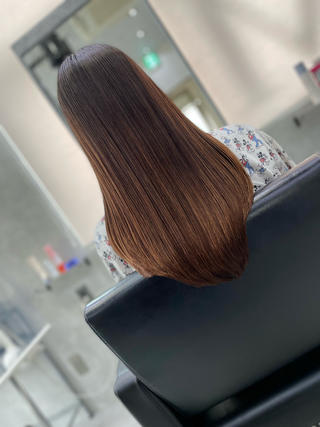 ロング カラー ヘアアレンジ VIM hairおもろまち店のヘアスタイル