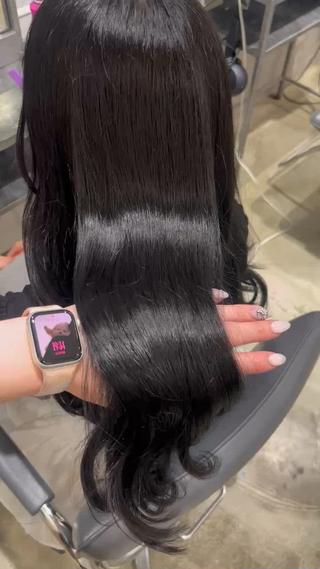 内部補修と外部補習の2stepトリートメントでツヤのある美髪になります 