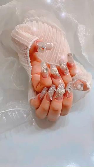 #スカルプ
#長さだし
#リボンネイル
#ハートネイル
#マグネットネイル
#イニシャルネイル
#パール