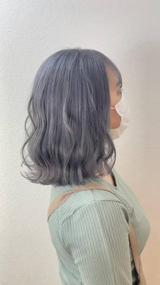 ショート カラー Maya川越/ エクステ/ハイトーンのヘアスタイル