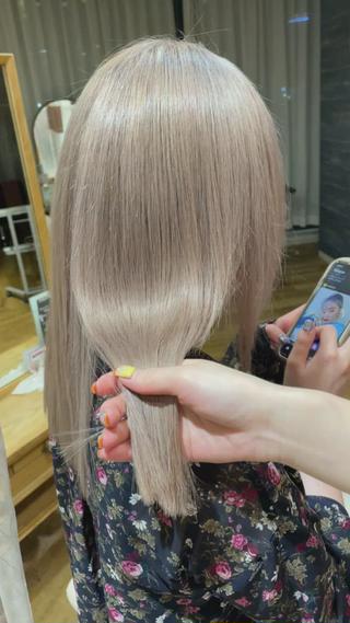 ~sheer milk tea~
この艶カラーをぜひ！！！ 