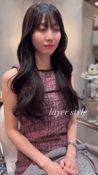 ロングレイヤースタイル