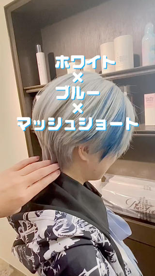 ショート カラー 艶カラー/インナー /グラデ/大西小百合のヘアスタイル