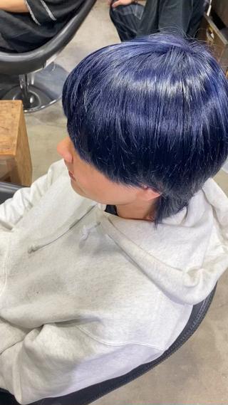 カラー メンズ 黒川 燿のヘアスタイル