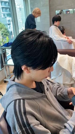 ショート パーマ メンズ特化/フェザー /パーマ/伊勢元のヘアスタイル