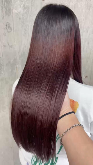 ロング 伊藤ほのか/パーマ /酸性ストレートのヘアスタイル