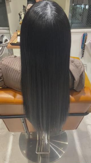 スーパーロングの髪で乾かすだけでこのうる艶！
朝も楽だし、髪もサラサラだし、まとまりあって最高ですよ 