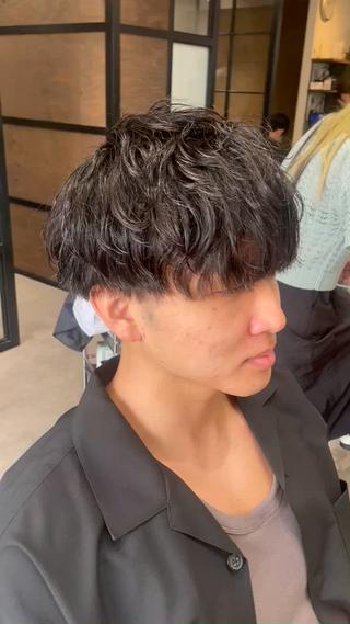 メンズ 韓国カット/透明感 Re.Labo岡本のヘアスタイル