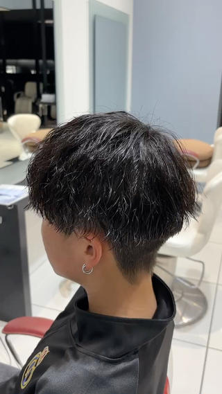 ショート パーマ メンズ 🫧ショート/ボブ ✄﻿mana🫧のヘアスタイル