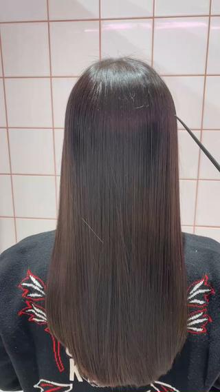 美髪矯正+髪質改善酸熱トリートメント 