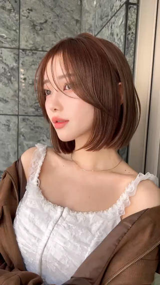 ショート 小顔ボブ jilblanカホのヘアスタイル